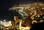 Nočni pogled na Monte Carlo