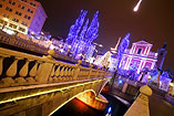 Christmas lights in Ljubljana