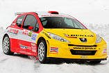 Test for rally Monte Carlo - Andrej Jereb and Miran Kacin - Peugeot 207 S2000