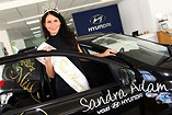 Miss Slovenia 2010 Sandra Adam and Hyundai i20