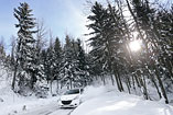 Testiranje na snegu pred Jänner rallyjem 2015